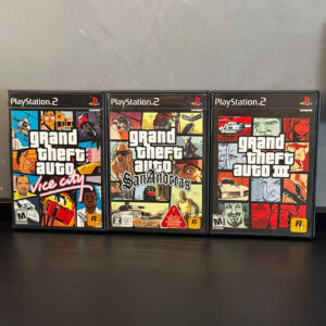Grand Theft Auto Iii, Vice City E San Andreas Original - Ps2