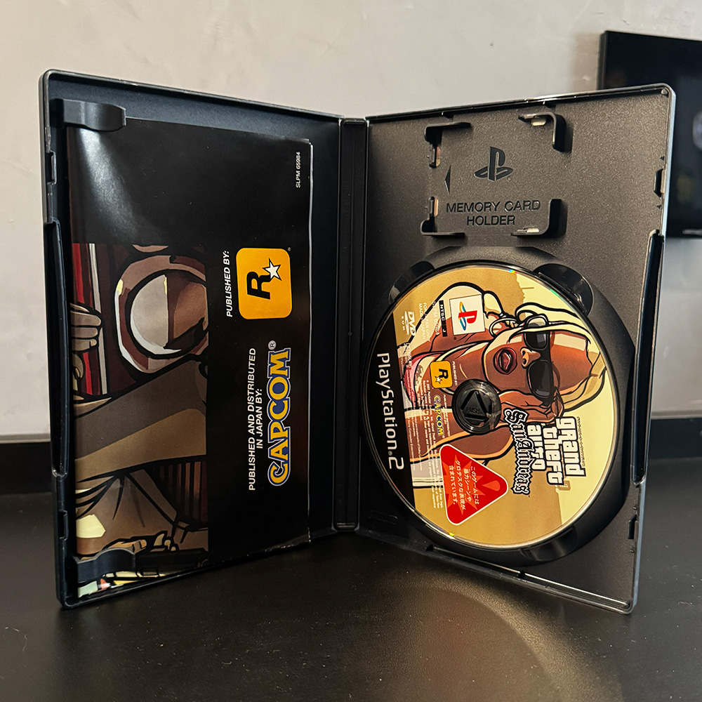 Jogo Gta San Andreas Original Ps2 Edição Rara Japonesa - Imagem 3