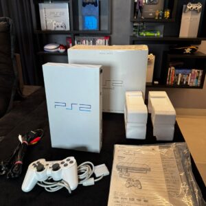 Playstation 2 Scph-50000  - Pearl White - Completo Na Caixa