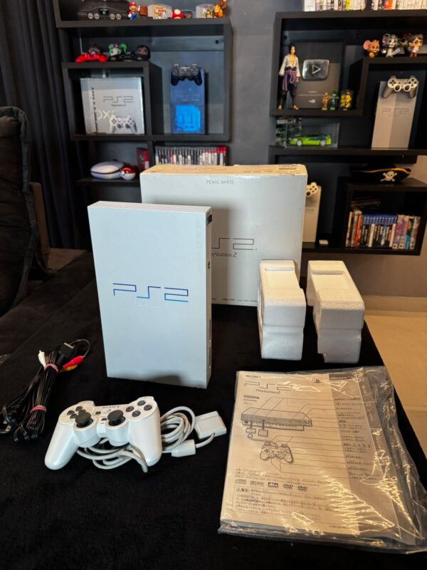 Playstation 2 Scph-50000  - Pearl White - Completo Na Caixa
