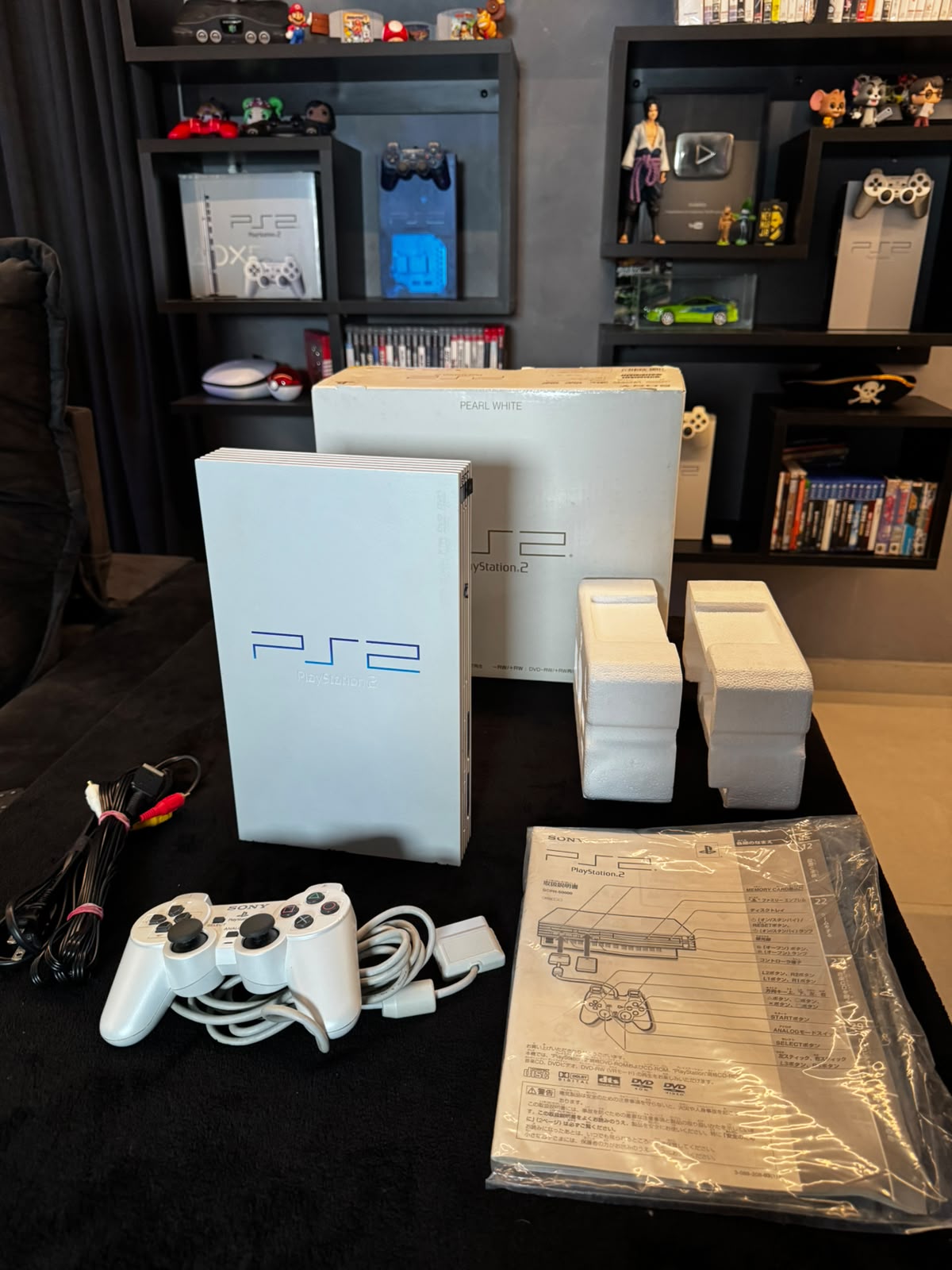 Playstation 2 Scph-50000 - Pearl White - Completo Na Caixa