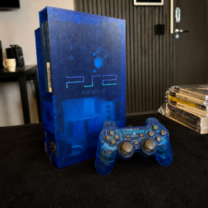 Playstation 2 Azul Transparente - Ocean Blue Scph-37000